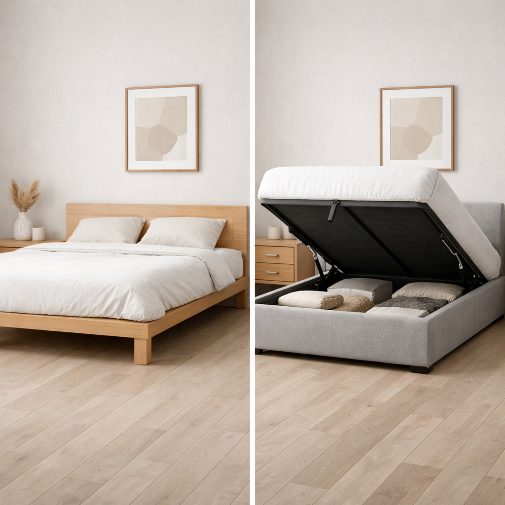 Platform vs. Ottoman Storage Beds: Smarter Picks for Minimal Interiors