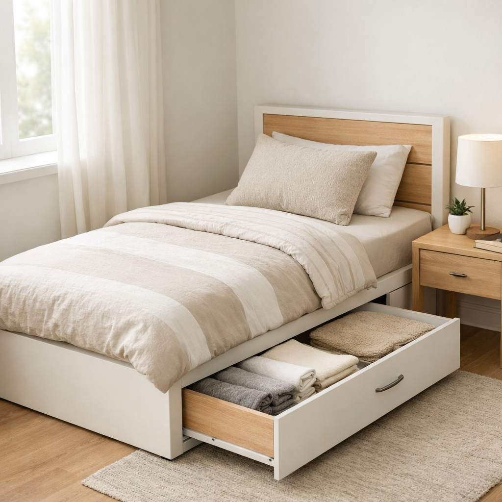 Top 7 Single Bed Frames With Drawers for Small Rooms