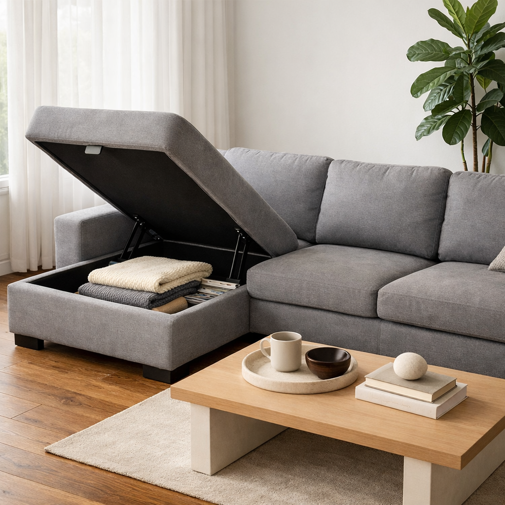 Top Brands Offering Stylish Sofas With Storage Compartments, Expert Picks
